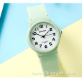 SANDA 6010 Casual And Compact Silicone Watch Strap Wild Small Fresh Female High School Student Ins Wind Watches